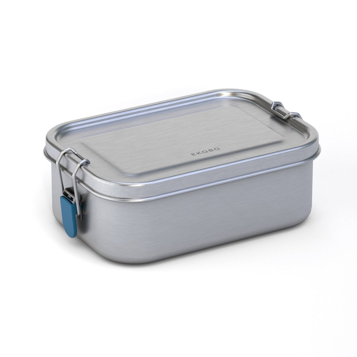EKOBO EKOBO Stainless Steel Lunch Box Blue Abyss 7.5" Silicone Insert
