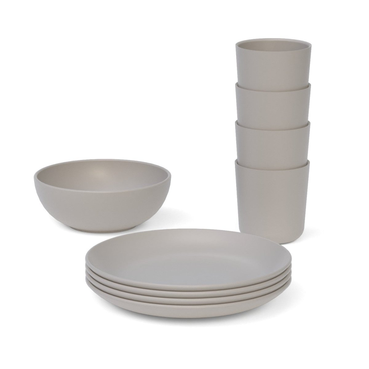 EKOBO Everyday Basics Round Set - Stone