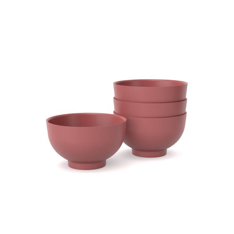 EKOBO Rice Bowl Set, Set of 4 - Spice