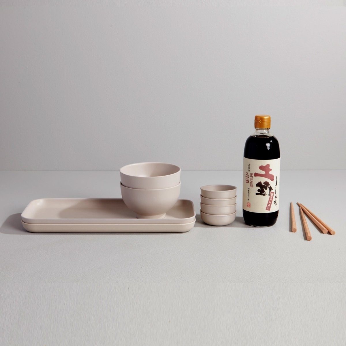 EKOBO Sushi Dinner Set for 2 - Stone