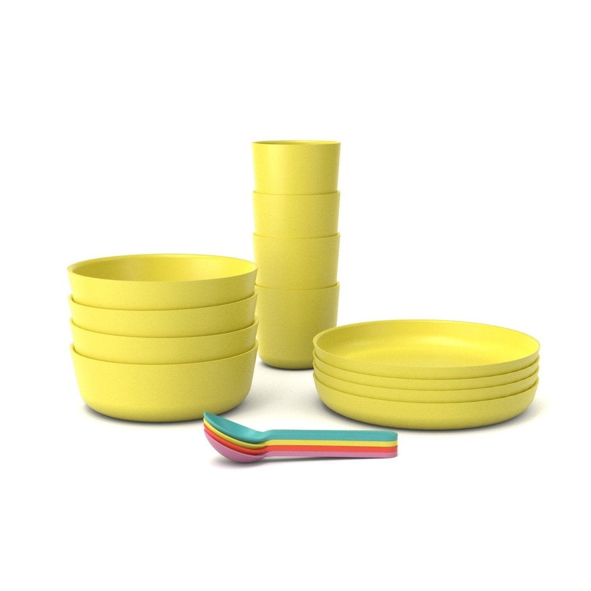 EKOBO The Original Kid Dinnerware Set - Lime