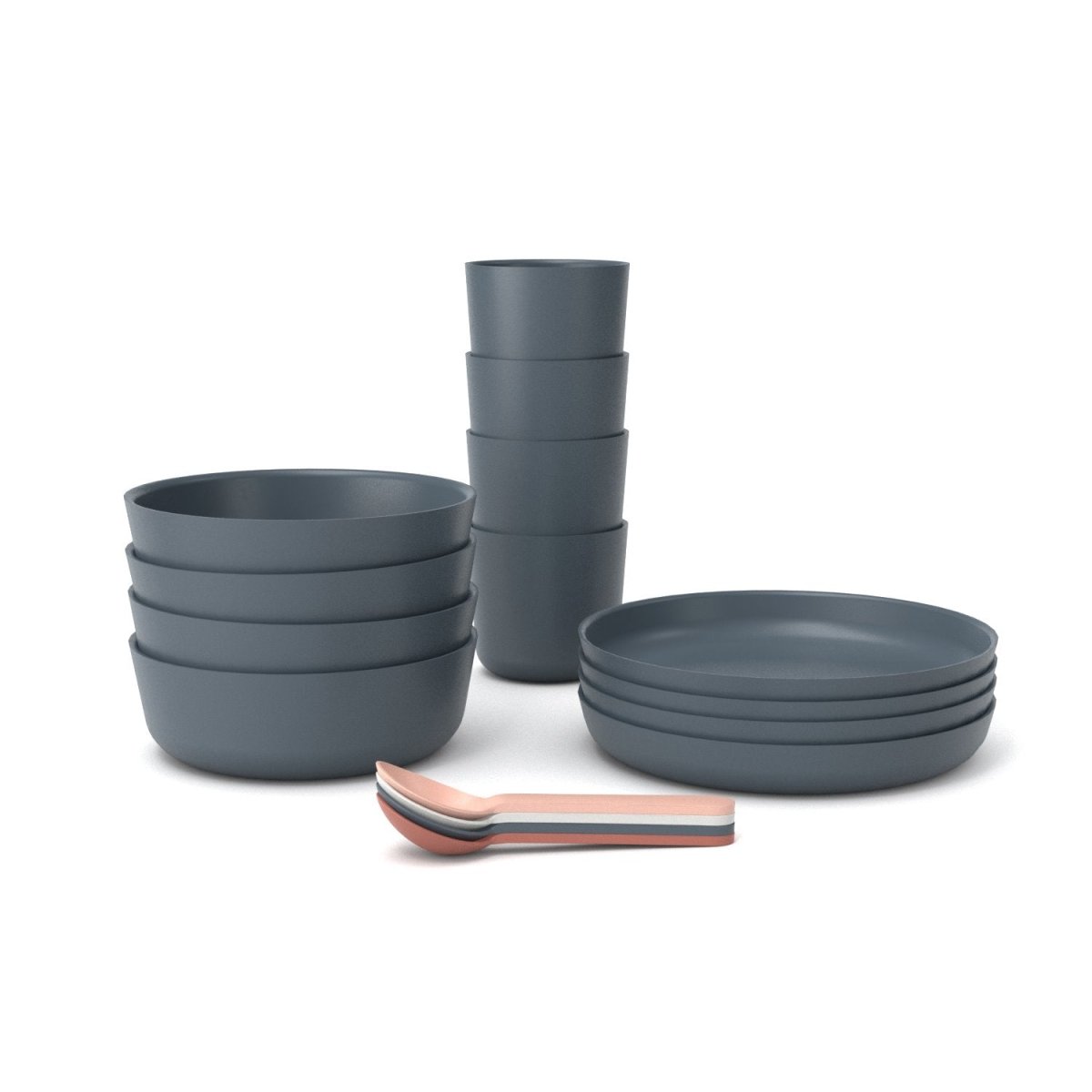 EKOBO The Original Kid Dinnerware Set - Storm