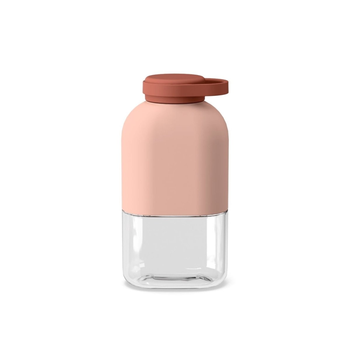 EKOBO USA - DS Slim Water Bottles, 12 oz, Blush/Terracotta - Set of 2