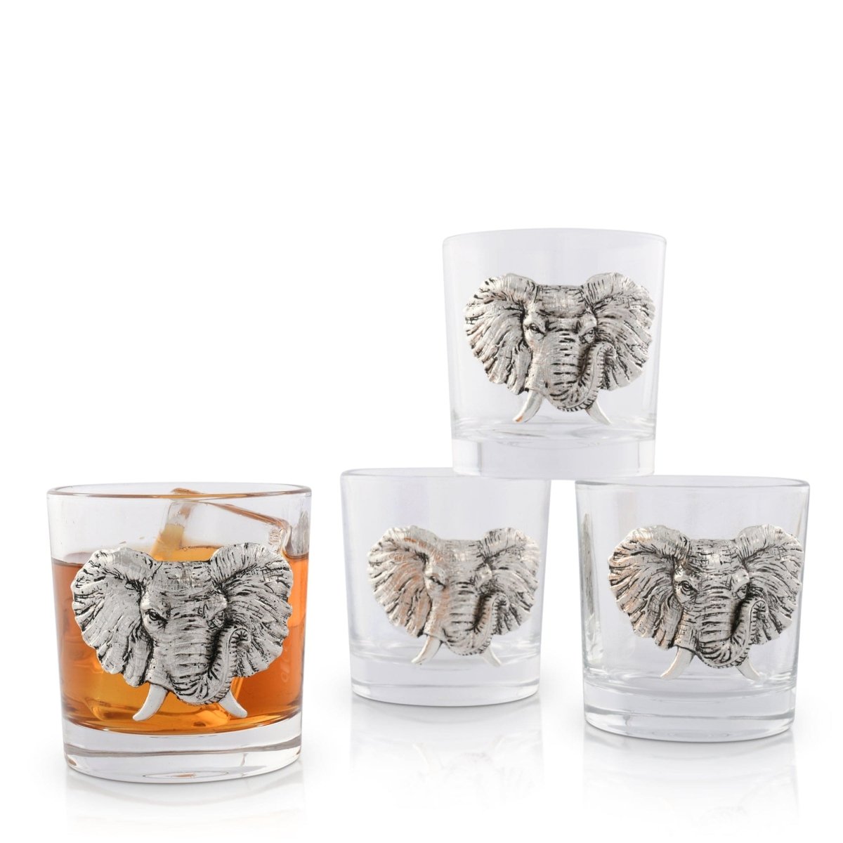 Arthur Court Designs Elephant Bar Glasses, Set of 4 - lily & onyx