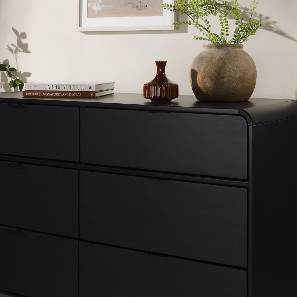 
                      
                        Walker Edison Elias 6 - Drawer Contemporary Dresser with Curved Top - lily & onyx
                      
                    