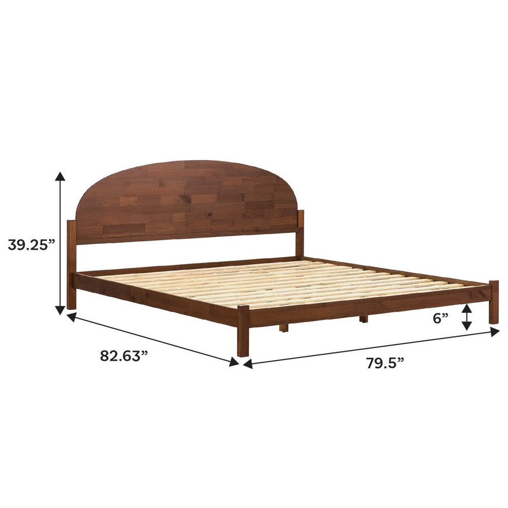 
                      
                        Walker Edison Elias Solid Wood Bed with Arched Headboard - lily & onyx
                      
                    