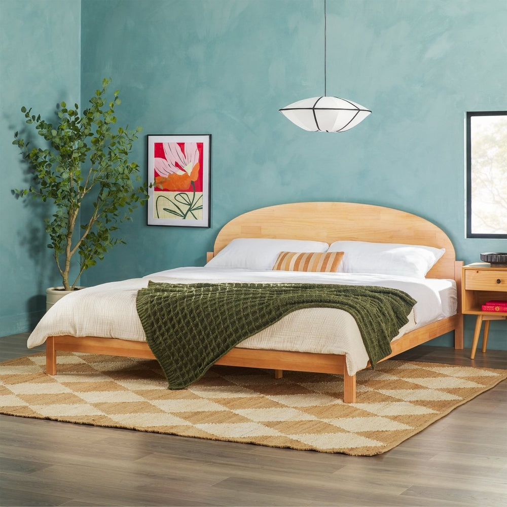 
                      
                        Walker Edison Elias Solid Wood Bed with Arched Headboard - lily & onyx
                      
                    