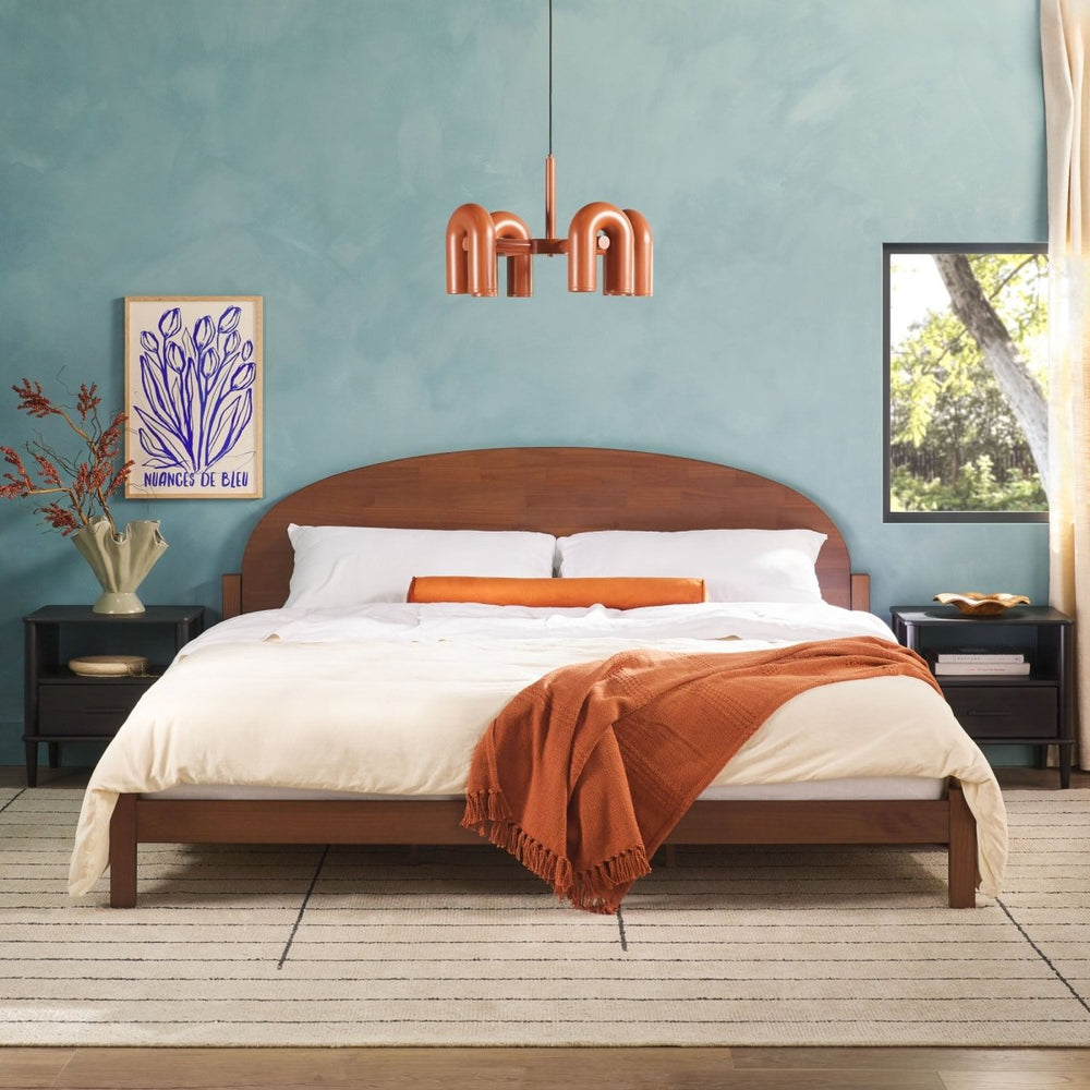 
                      
                        Walker Edison Elias Solid Wood Bed with Arched Headboard - lily & onyx
                      
                    