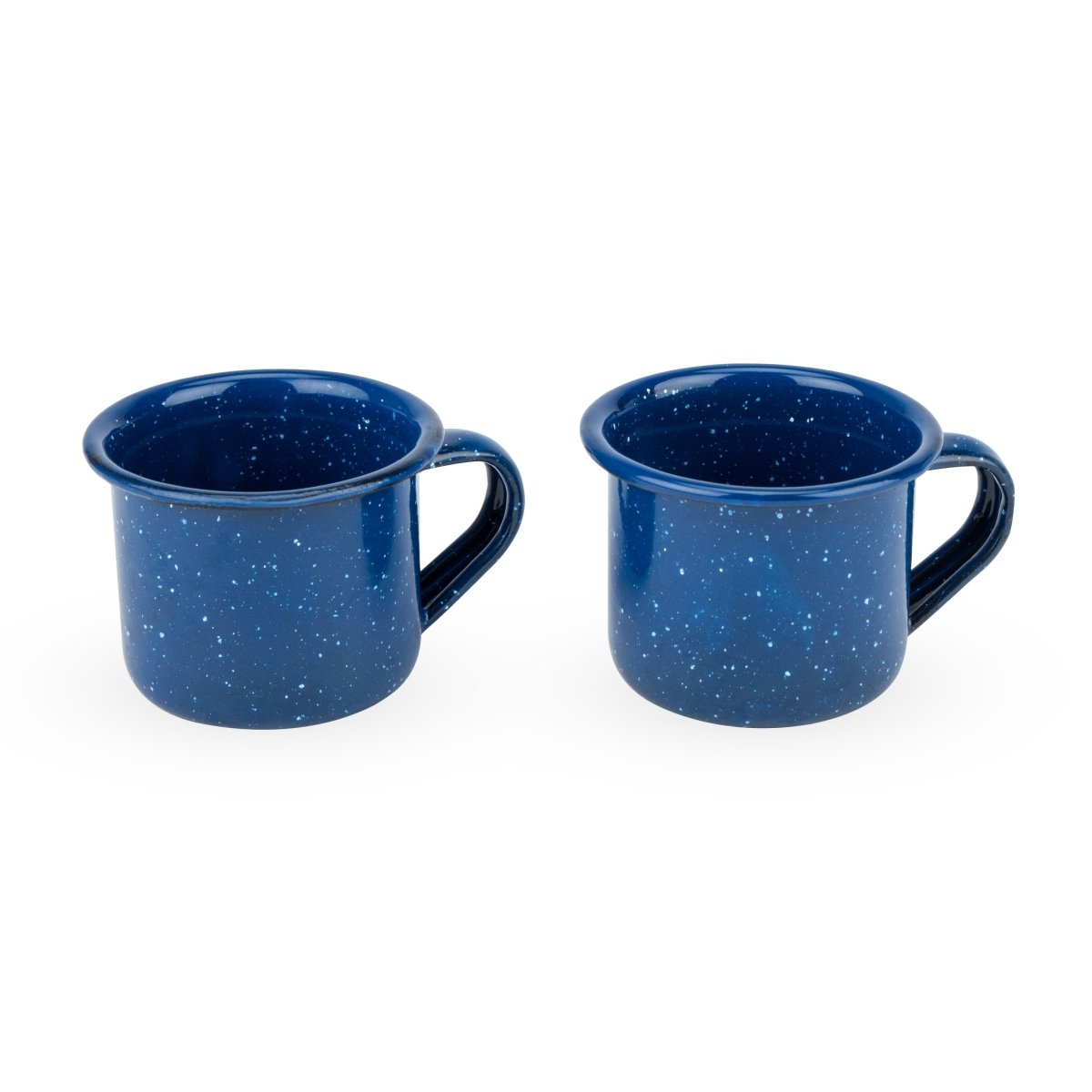 Foster & Rye Enamel Shot Glasses in Blue, Set of 2