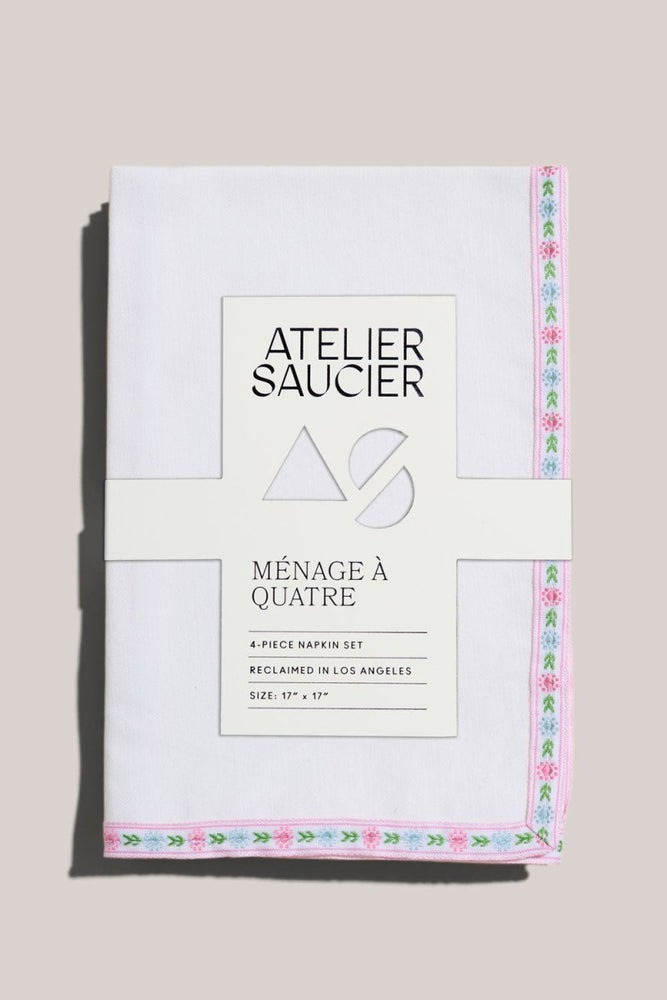 ATELIER SAUCIER Enchanted Twill Napkins | Set of 4 - lily & onyx