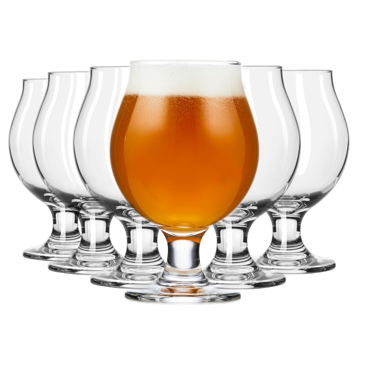 Libbey Entertaining Essentials Belgian Glasses, 13 oz - Set of 6 - lily & onyx