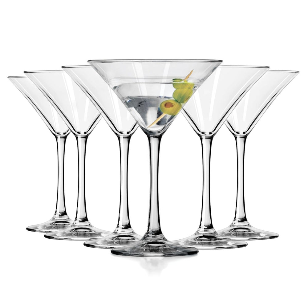 
                      
                        Libbey Entertaining Essentials Martini Glasses, 8 oz - Set of 6 - lily & onyx
                      
                    