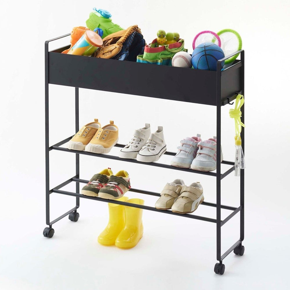 
                      
                        Yamazaki Home Entryway Storage Cart & Shoe Rack, 29.33" H - lily & onyx
                      
                    