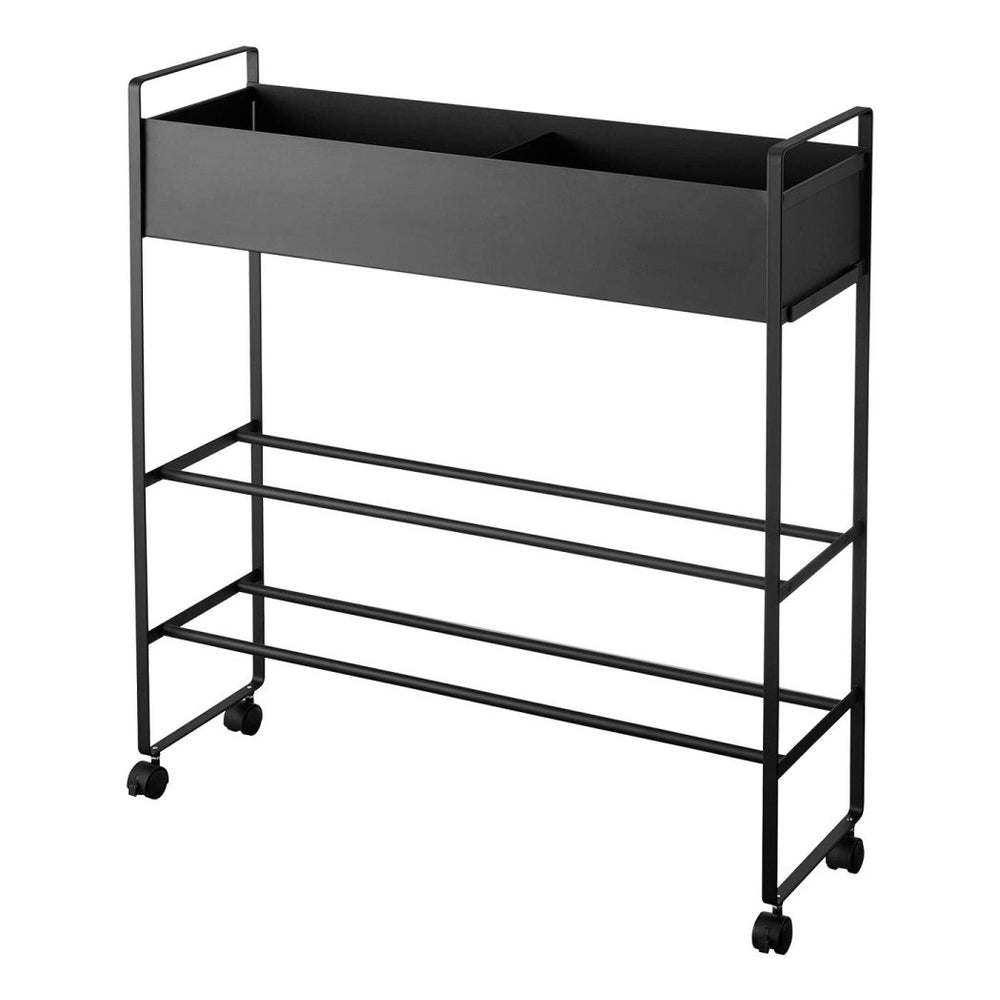 
                      
                        Yamazaki Home Entryway Storage Cart & Shoe Rack, 29.33" H - lily & onyx
                      
                    