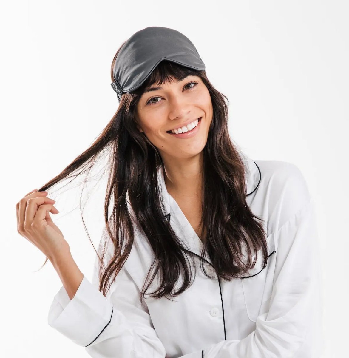 ettitude Bamboo Sateen Eye Mask | Silky Soft, Light - Blocking & Hypoallergenic Sleep Mask