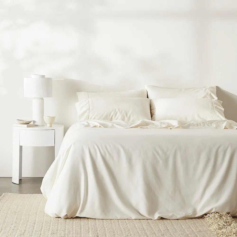 ettitude Linen+ Bamboo Duvet Cover | Cooling & Antimicrobial