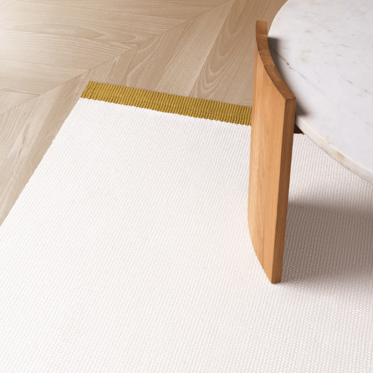 ettitude Luxe Bamboo 2 - Tone Rug | Hand - Loomed Vegan Area Rug, OEKO - TEX Certified