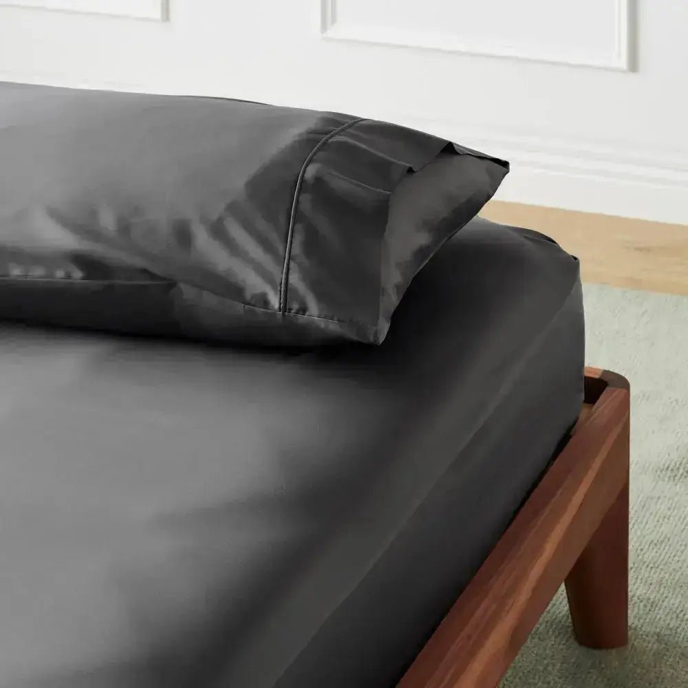 ettitude Signature Bamboo Fitted Sheet | Silky Soft, 100% CleanBamboo® Lyocell