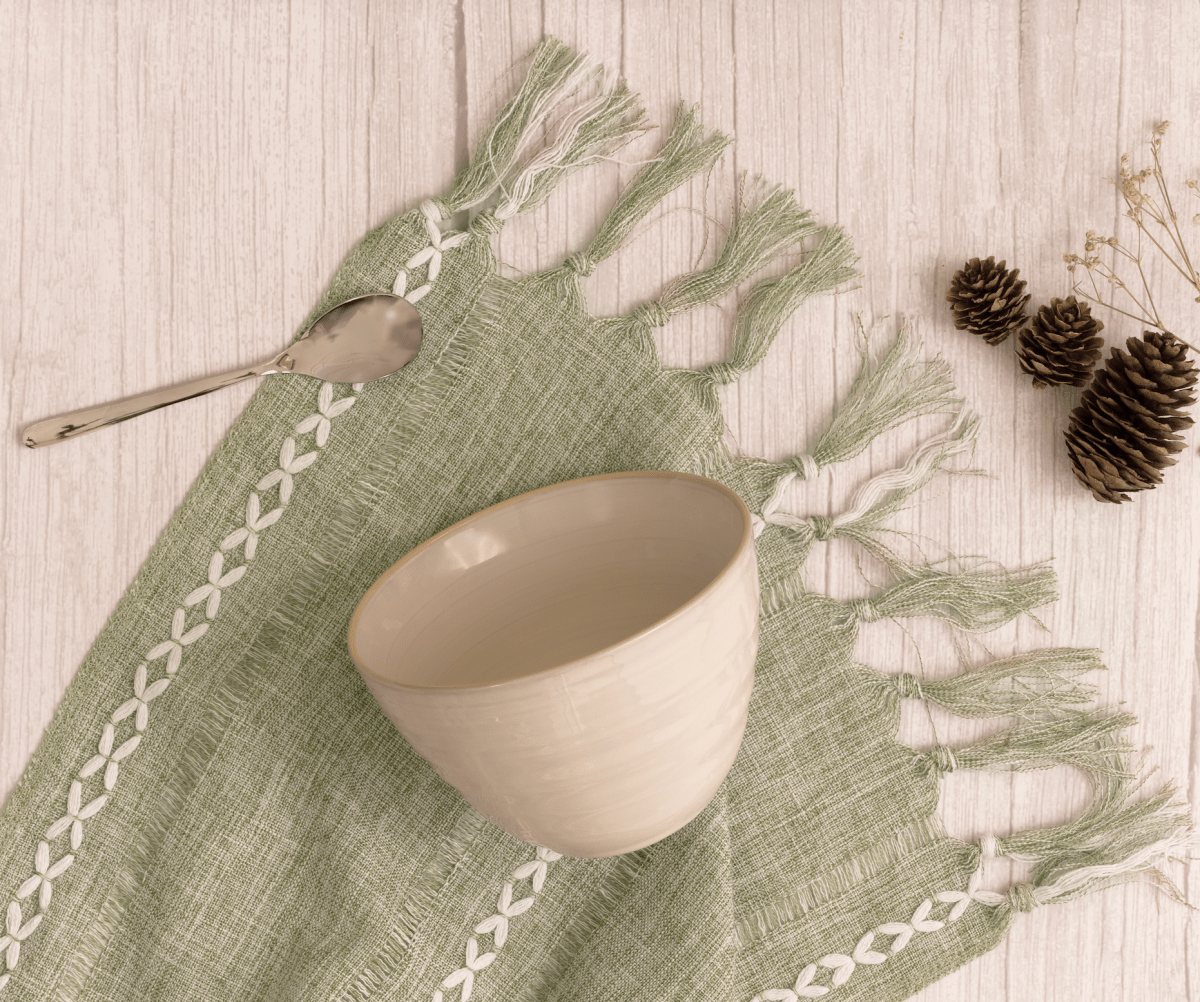 Euro Ceramica Neree Gray Stoneware Reactive Glaze Cereal Bowls - Set of 4