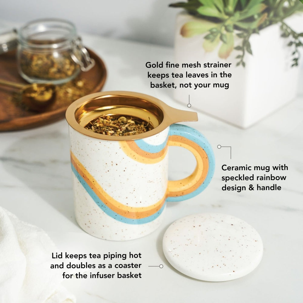 
                      
                        Pinky Up Tea Everlee Infuser Mug with Lid, 12oz - lily & onyx
                      
                    