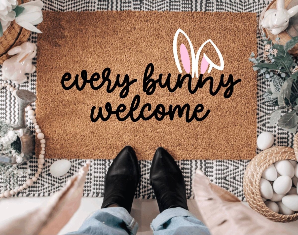 The Doormat Co. Every Bunny Welcome Doormat - lily & onyx