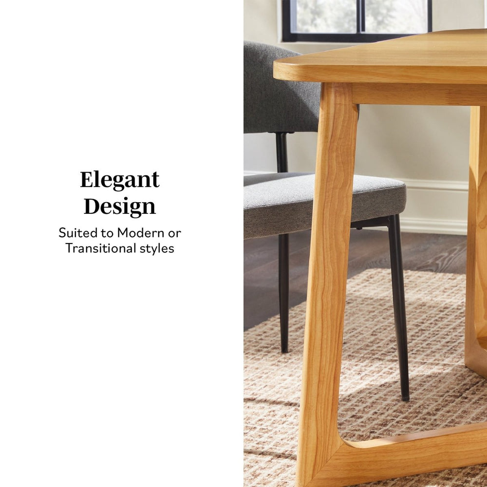 Walker Edison Ezra Modern Rectangle Dining Table for 6 - lily & onyx