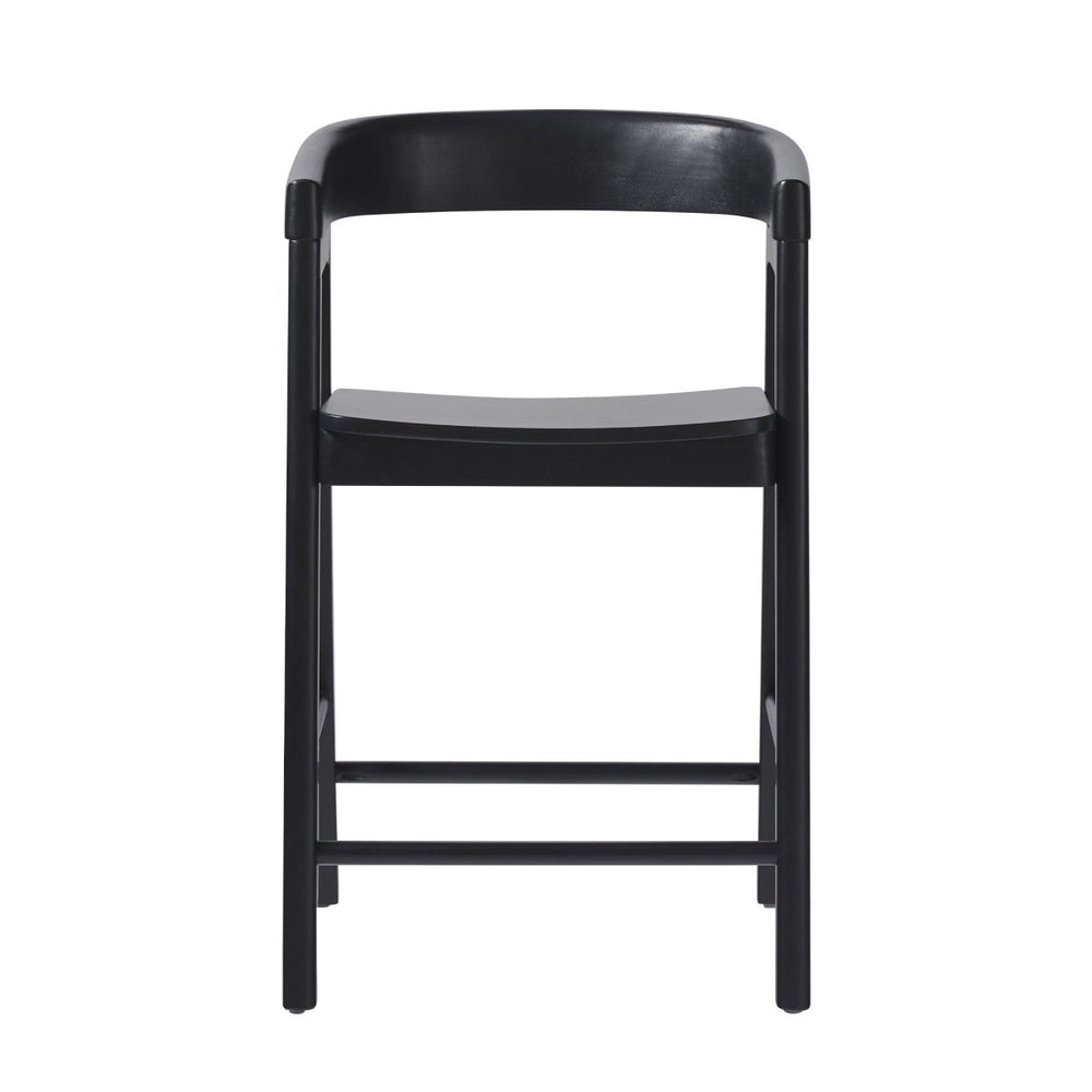 
                      
                        Walker Edison Ezra Modern Solid Wood Rounded Back Single Counter Stool - lily & onyx
                      
                    