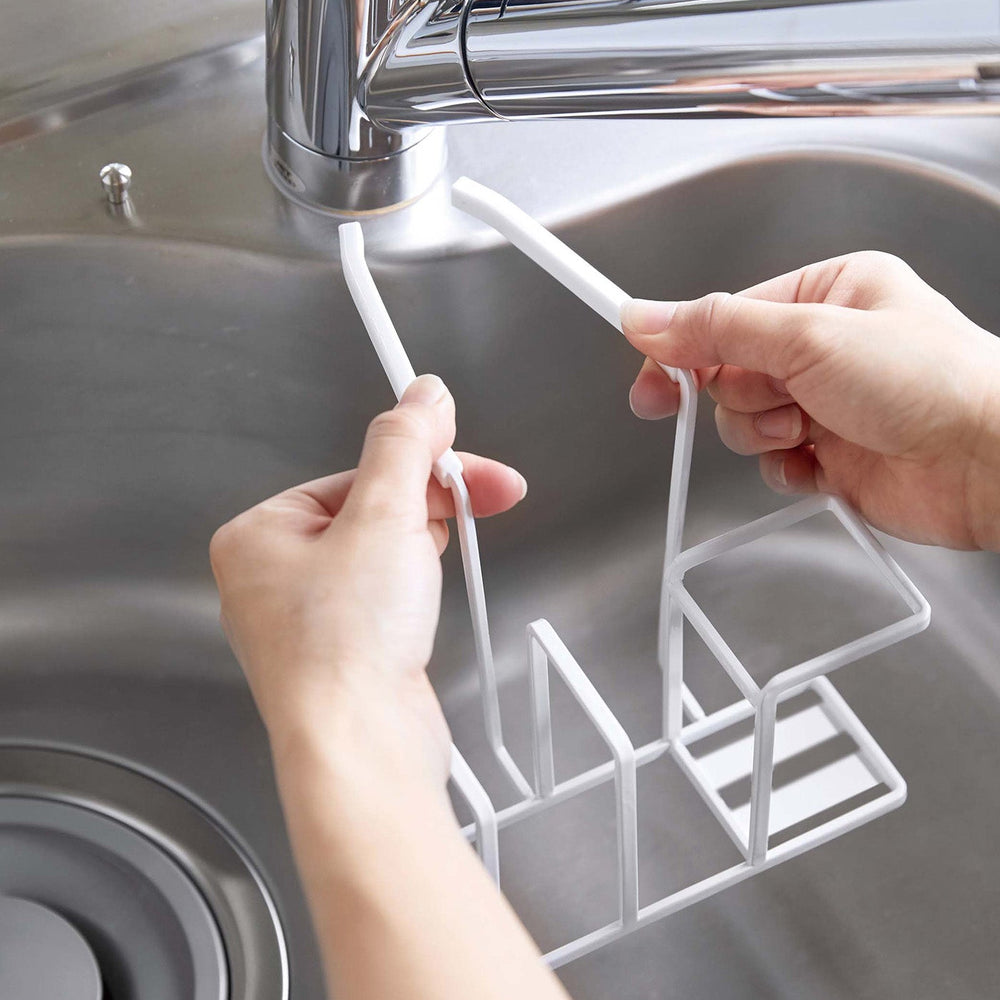 
                      
                        Faucet-Hanging Sponge & Brush Holder - Steel
                      
                    