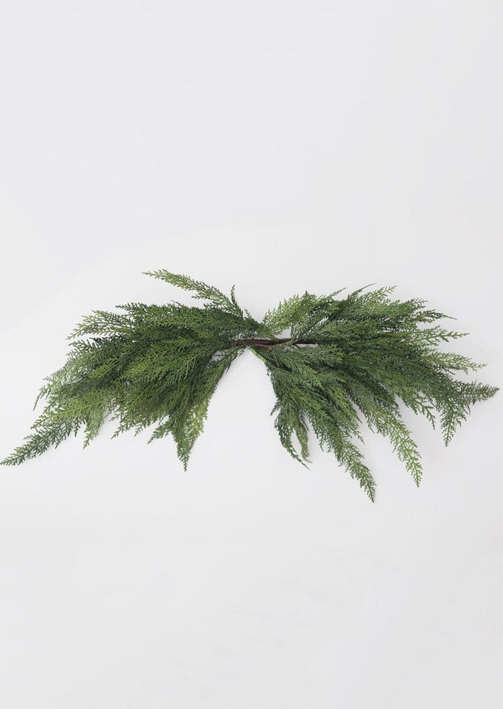 Afloral Fake Cedar Mantle Swag Garland - 48" - lily & onyx