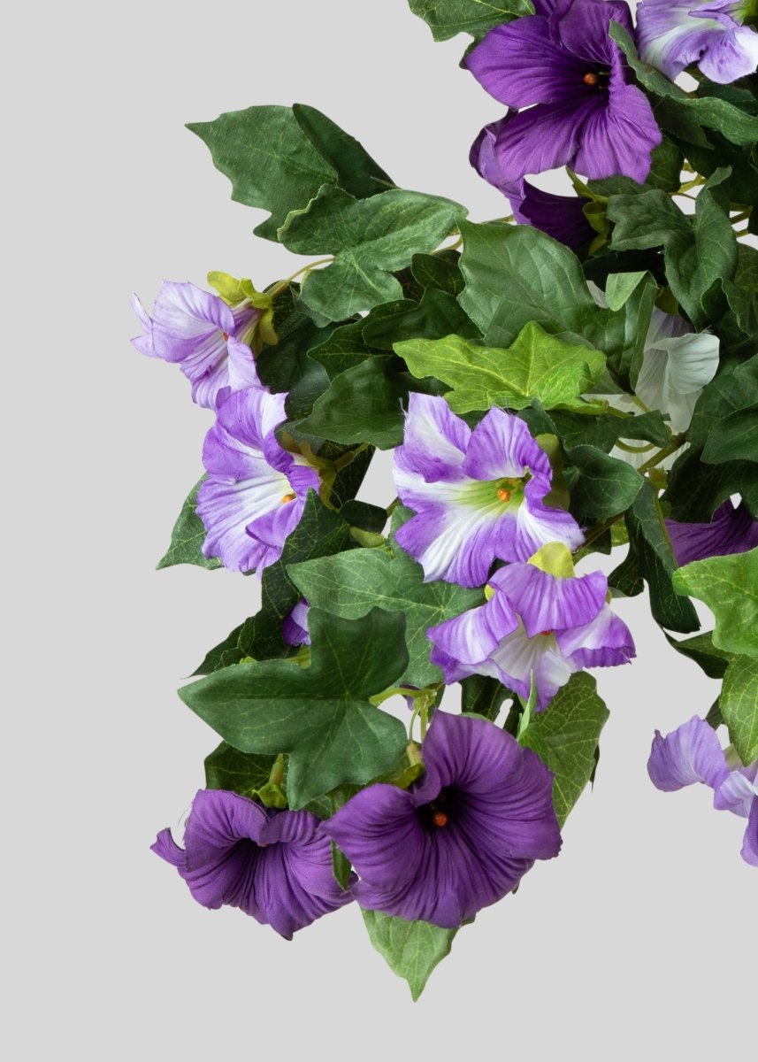 Afloral Fake Petunia UV Treated Indoor/Outdoor Hanging Flower Bush - 26" - lily & onyx