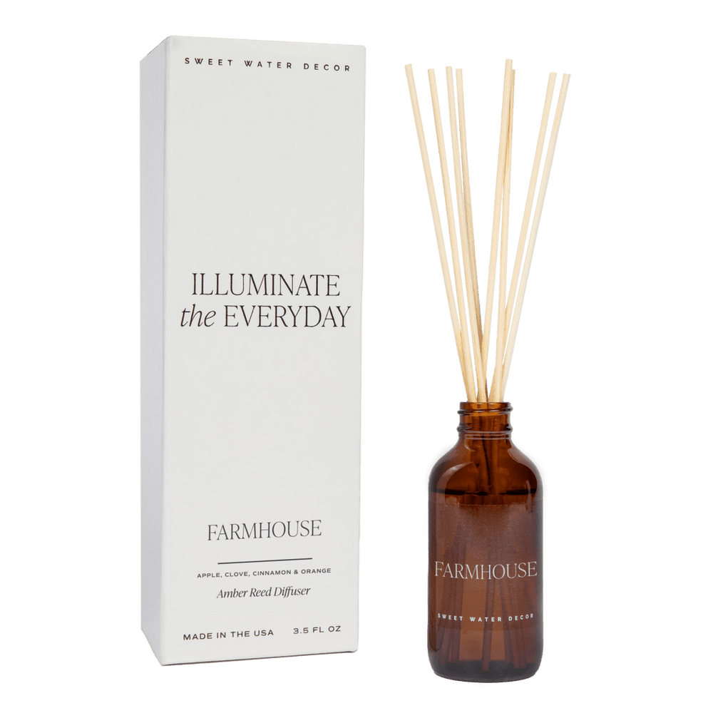 Sweet Water Decor Farmhouse Amber Reed Diffuser - lily & onyx
