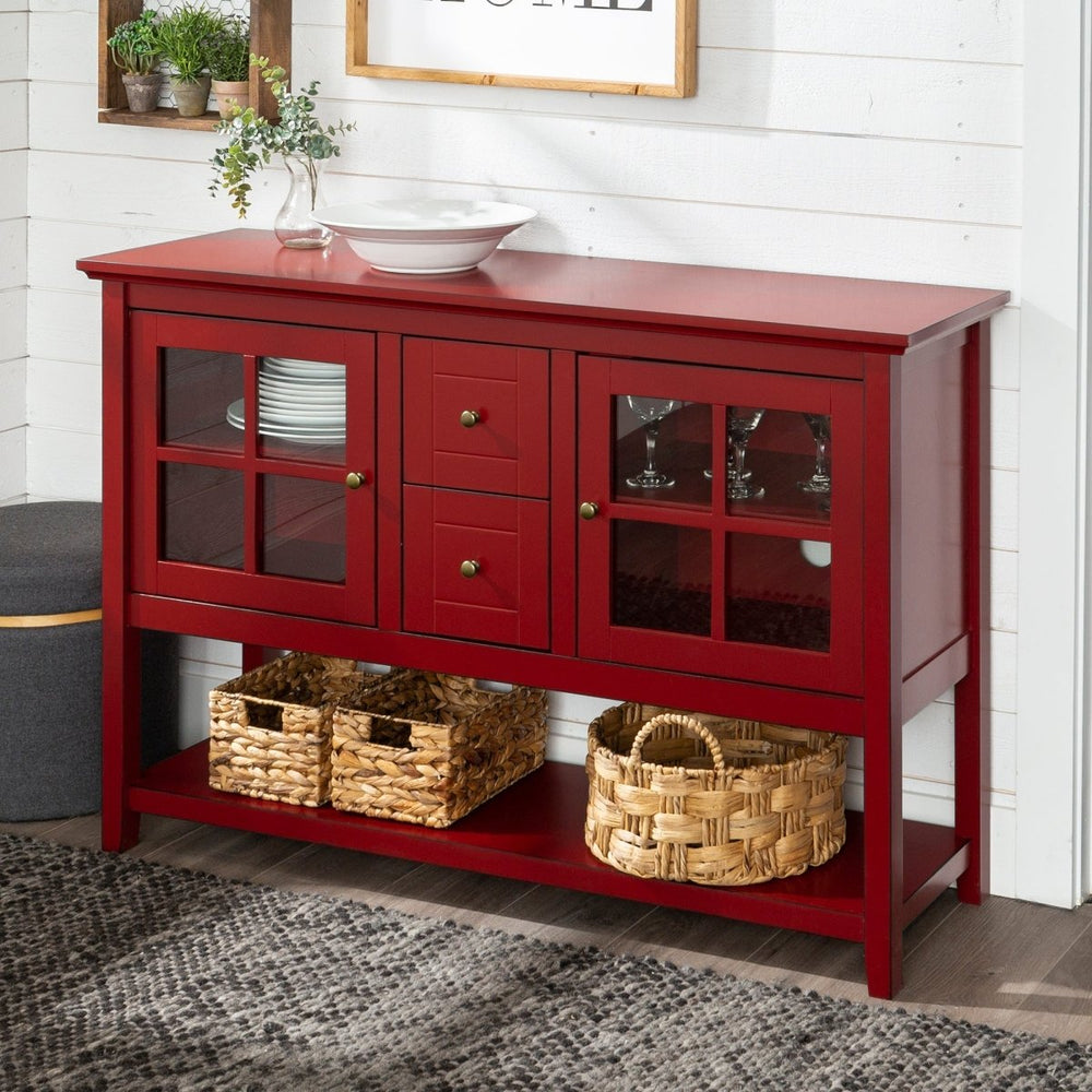 
                      
                        Walker Edison Farmhouse Wood and Glass Buffet - lily & onyx
                      
                    