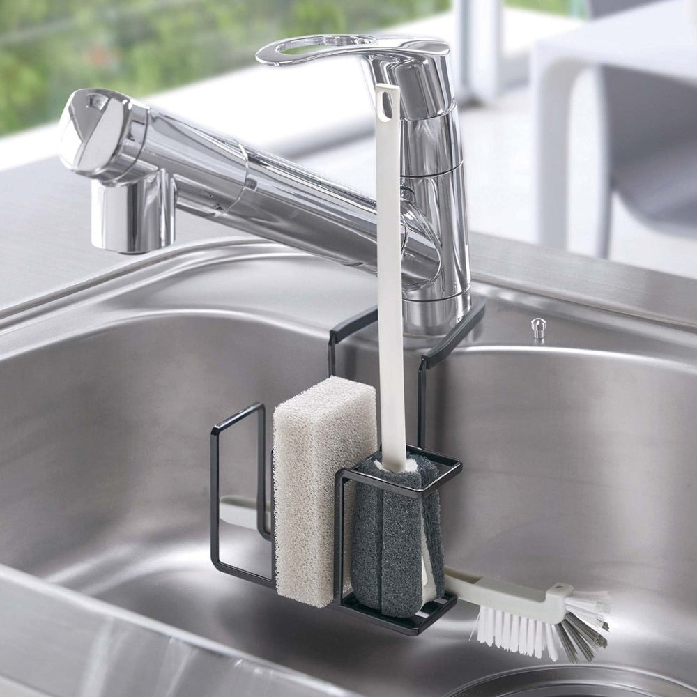 
                      
                        Yamazaki Home Faucet - Hanging Sponge & Brush Holder - Steel - lily & onyx
                      
                    