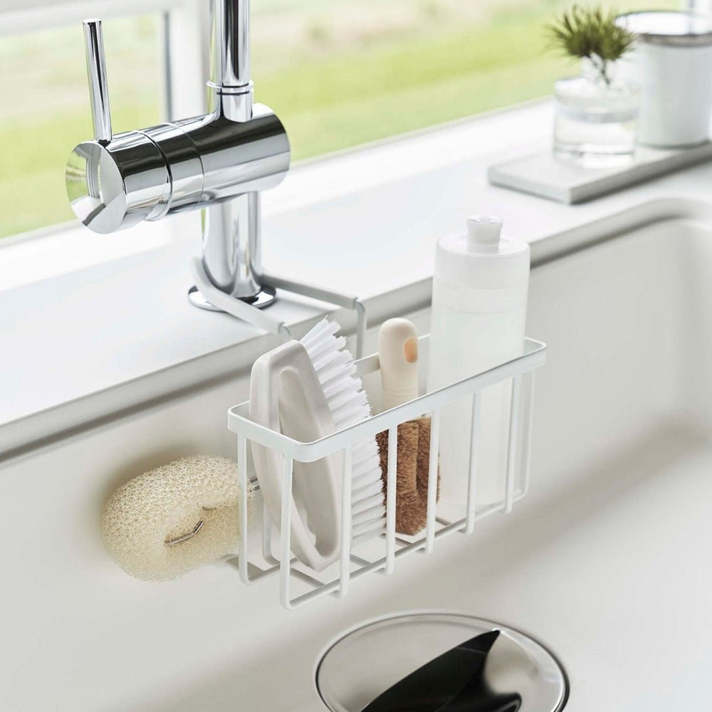 
                      
                        Yamazaki Home Faucet - Hanging Sponge Caddy - Steel - lily & onyx
                      
                    