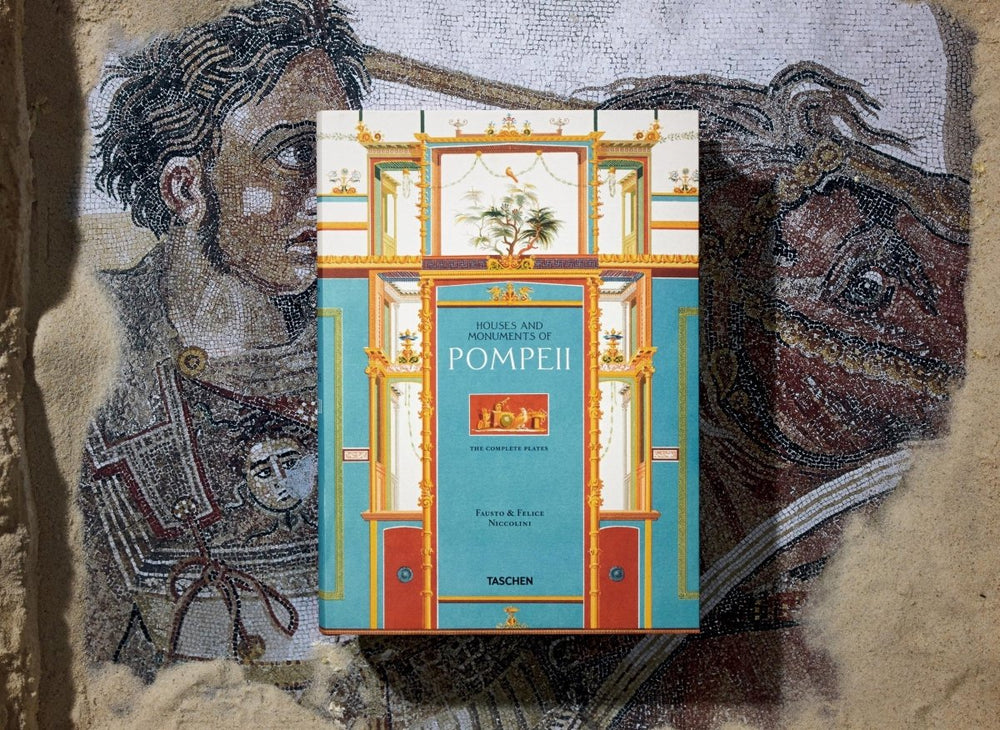 TASCHEN Fausto & Felice Niccolini. Houses and Monuments of Pompeii (German, French, English) - lily & onyx