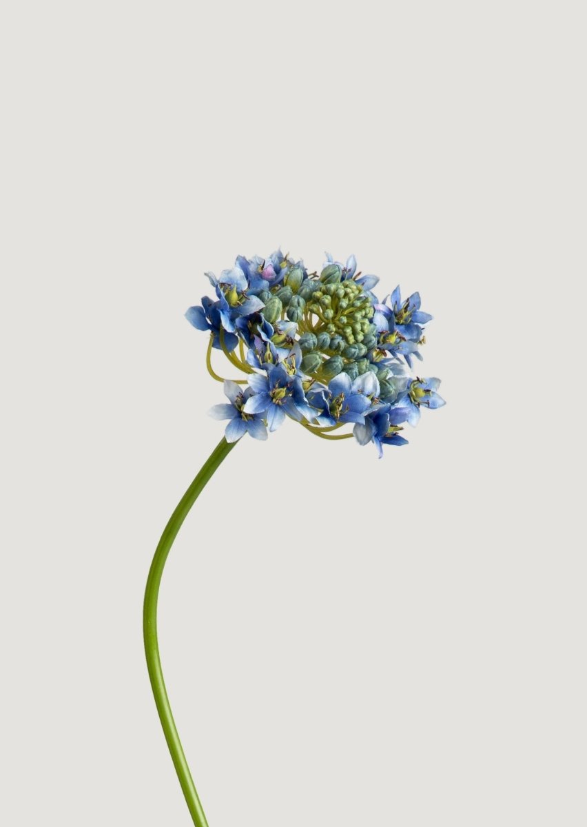 Afloral Faux Agapanthus Flower in Blue, 30