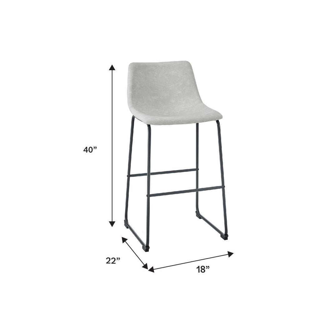 Walker Edison Faux Leather Bar Stools - lily & onyx