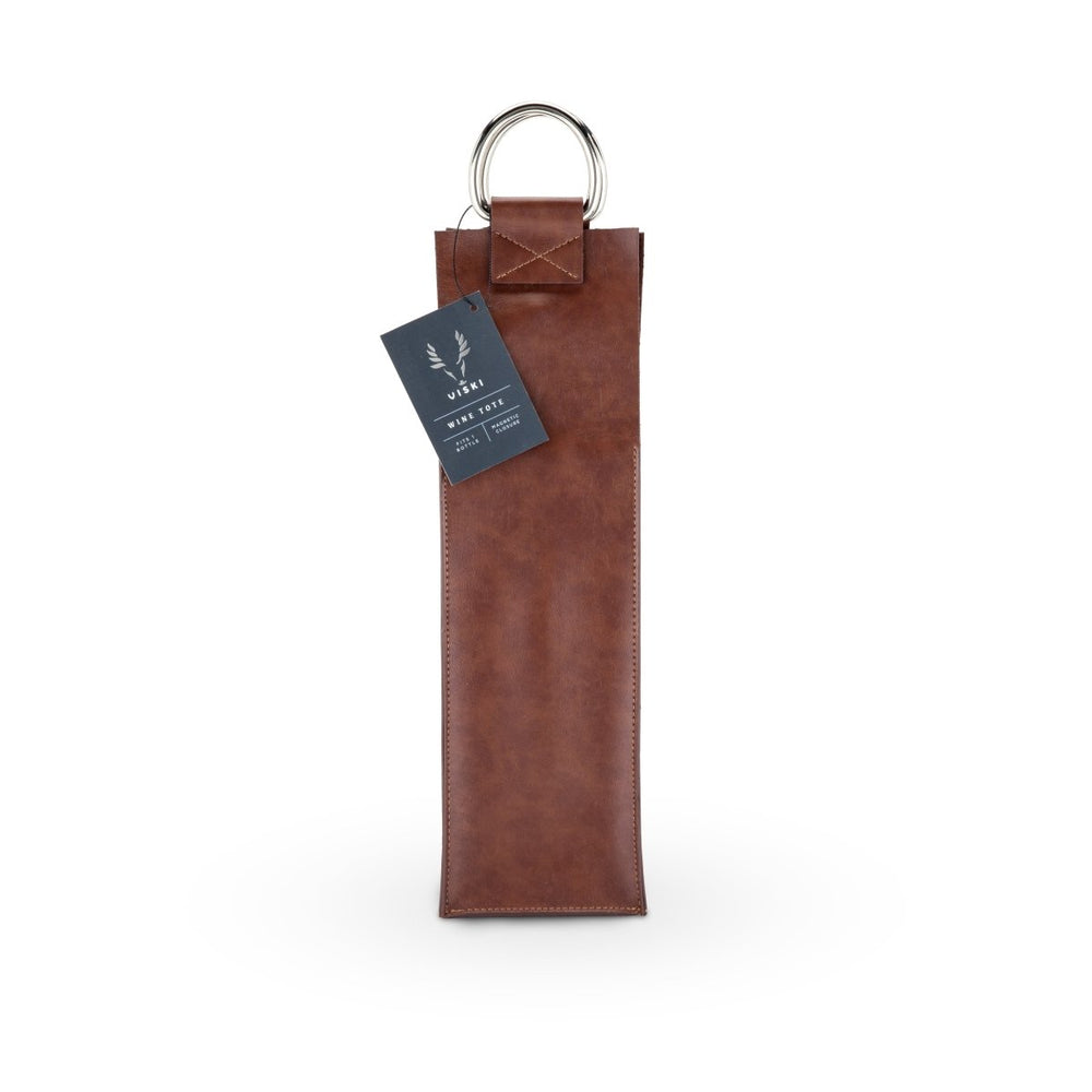 
                      
                        Viski Faux Leather Single - Bottle Wine Tote - lily & onyx
                      
                    