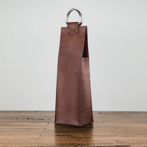 
                      
                        Viski Faux Leather Single - Bottle Wine Tote - lily & onyx
                      
                    