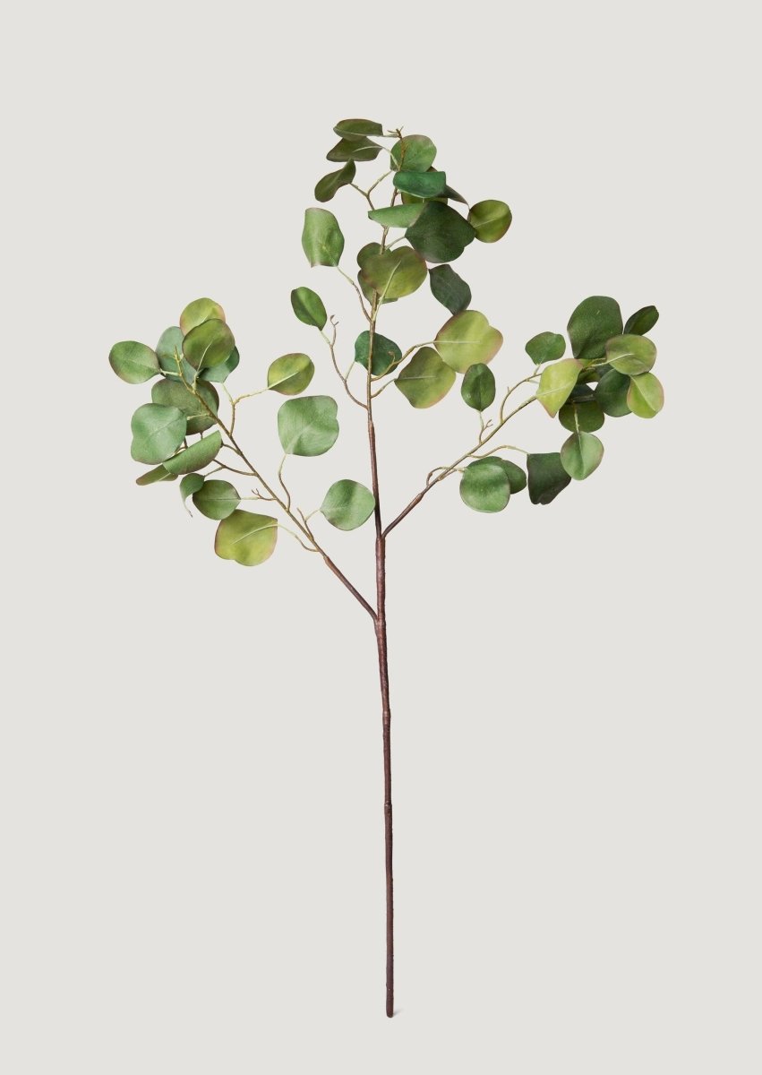 Afloral Faux Silver Dollar Eucalyptus Branch - 39