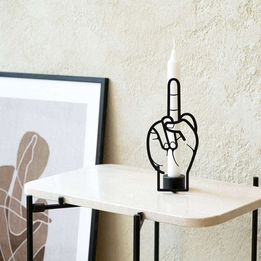 
                      
                        CandleHand Taper Candle Holder - F*ck You
                      
                    