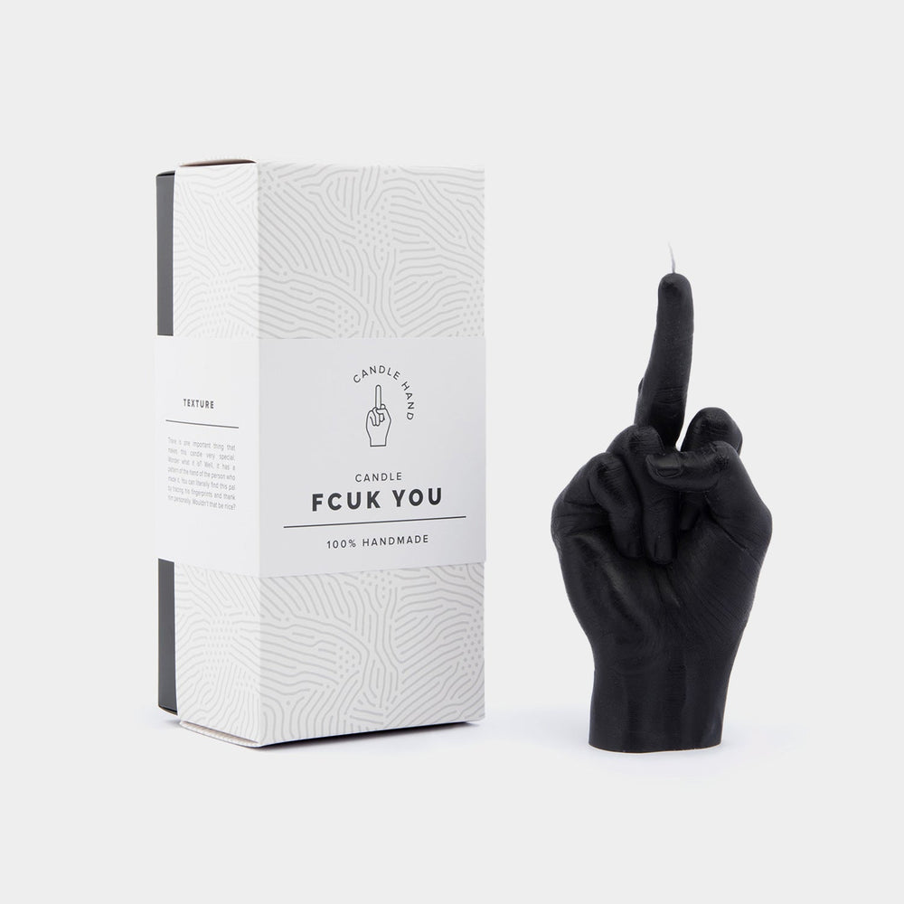 
                      
                        CandleHand "F*ck You" Candle - Black
                      
                    