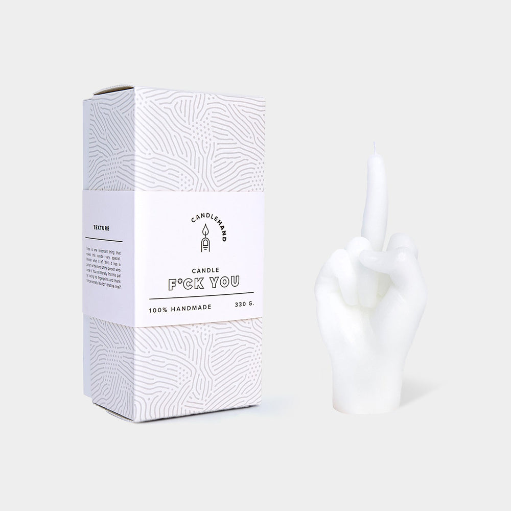 
                      
                        CandleHand "F*ck You" Candle - White
                      
                    