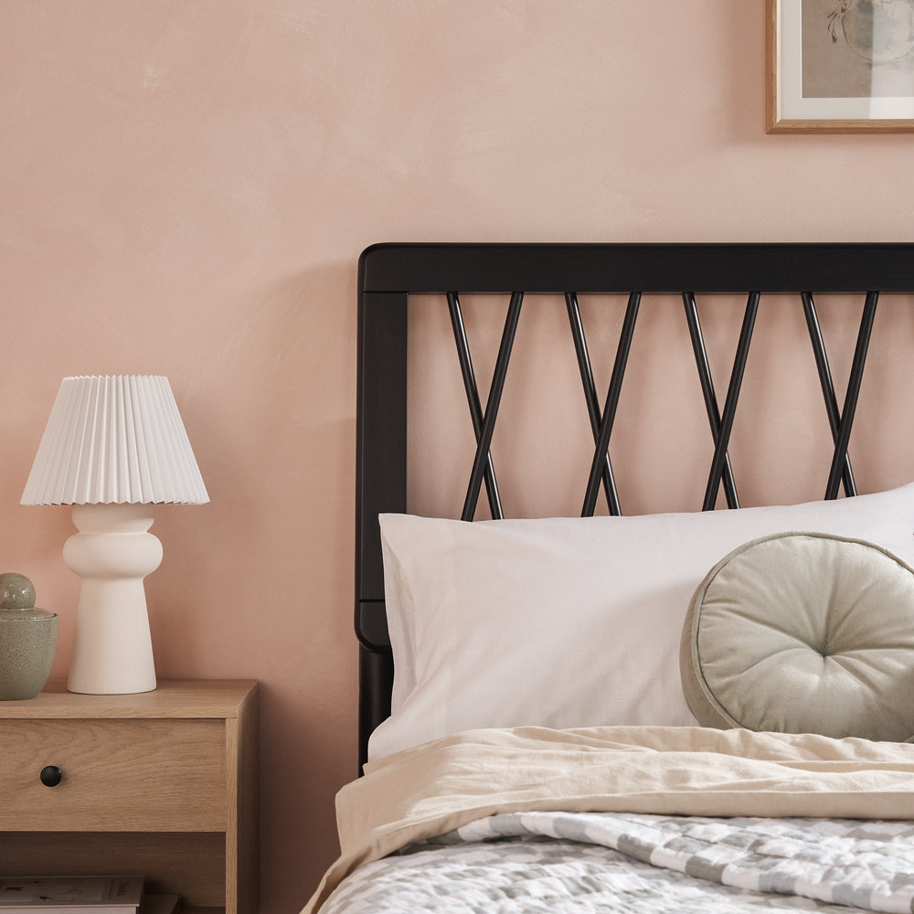 
                      
                        Xavier X Spindle Mid-Century Modern Solid Wood Bed
                      
                    