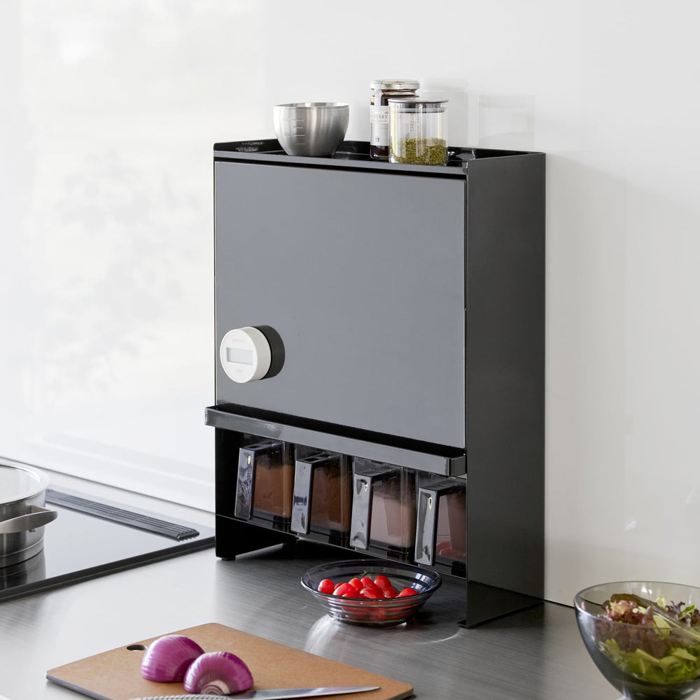 
                      
                        Concealable Steel Spice Rack
                      
                    