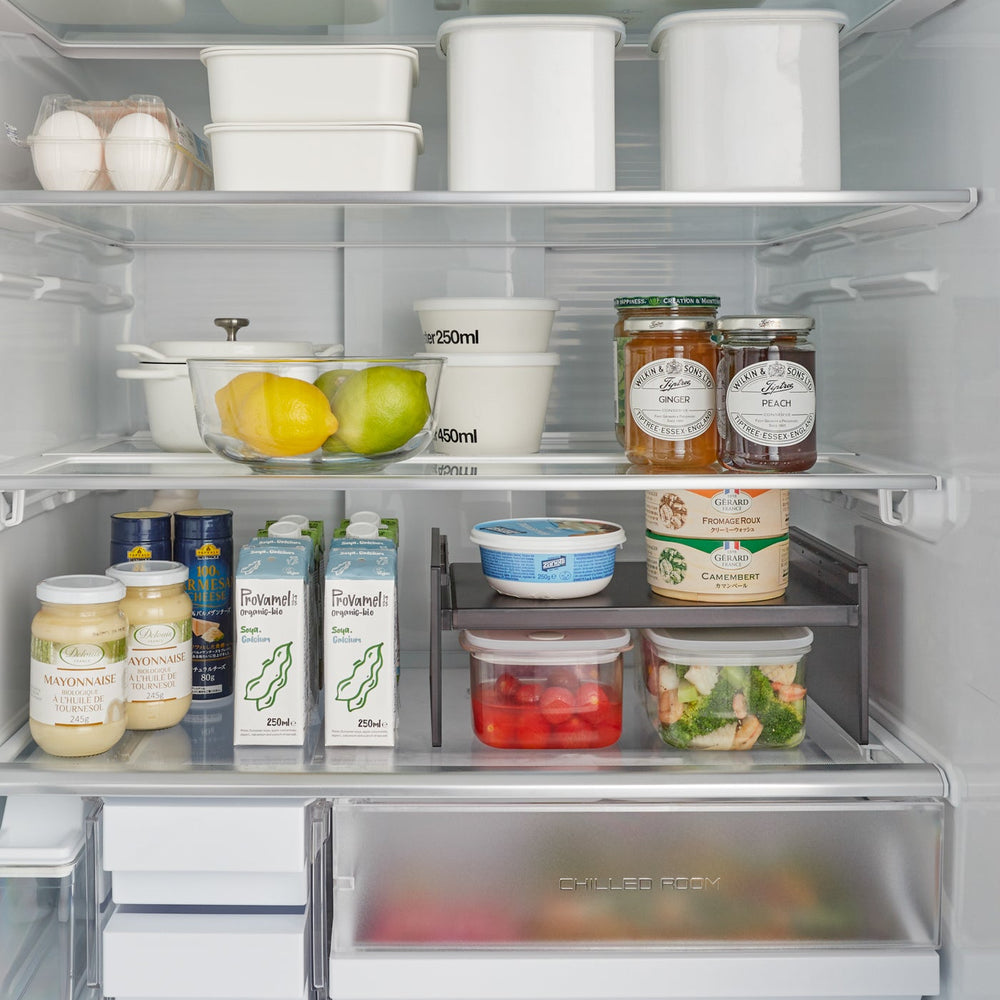 
                      
                        Expandable Refrigerator Riser Shelf
                      
                    