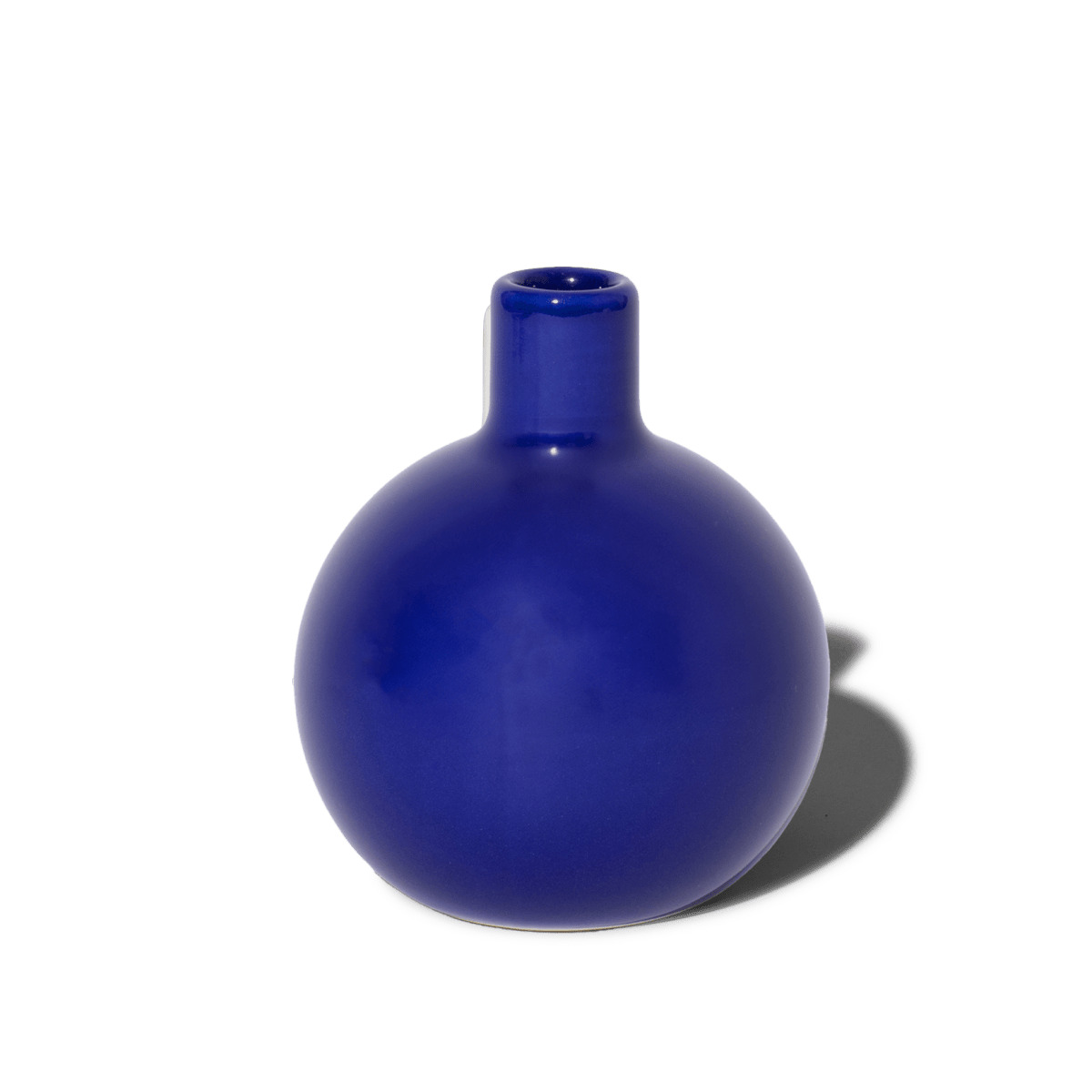 Felt+Fat Ceramic Bud Vase in Azul