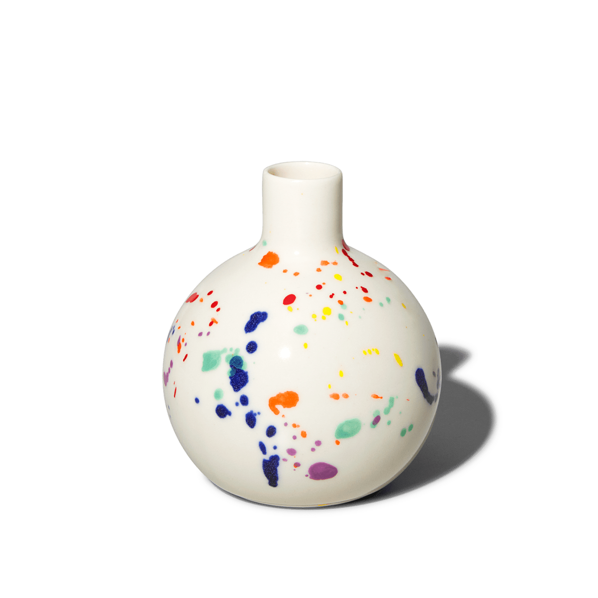 Felt+Fat Ceramic Bud Vase in Confetti