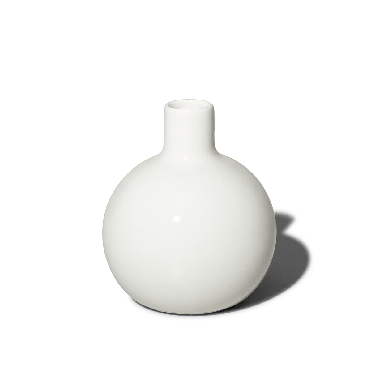 Felt+Fat Ceramic Bud Vase in Milk