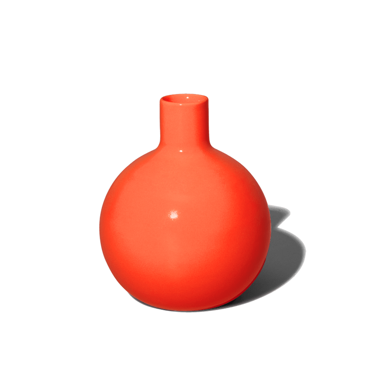 Felt+Fat Ceramic Bud Vase in Persimmon